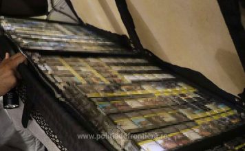 Polițiștii de frontieră din Giurgiu descoperă 60.000 de țigări de contrabandă în trei vehicule